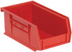 Stack + Hang Bins - 7.375in x 4.125in x 3in - Red - Each