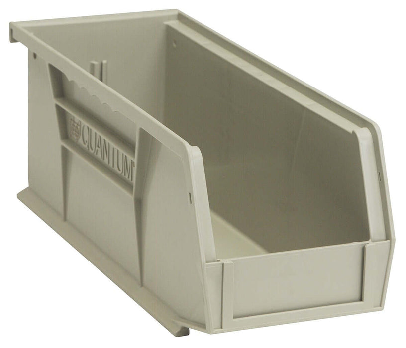 Stack + Hang Bins - 10.875in x 4.125in x 4in - Stone - 12 Case