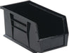 Stack + Hang Bins - 10.875in x 5.5in x 5in - Black - Each