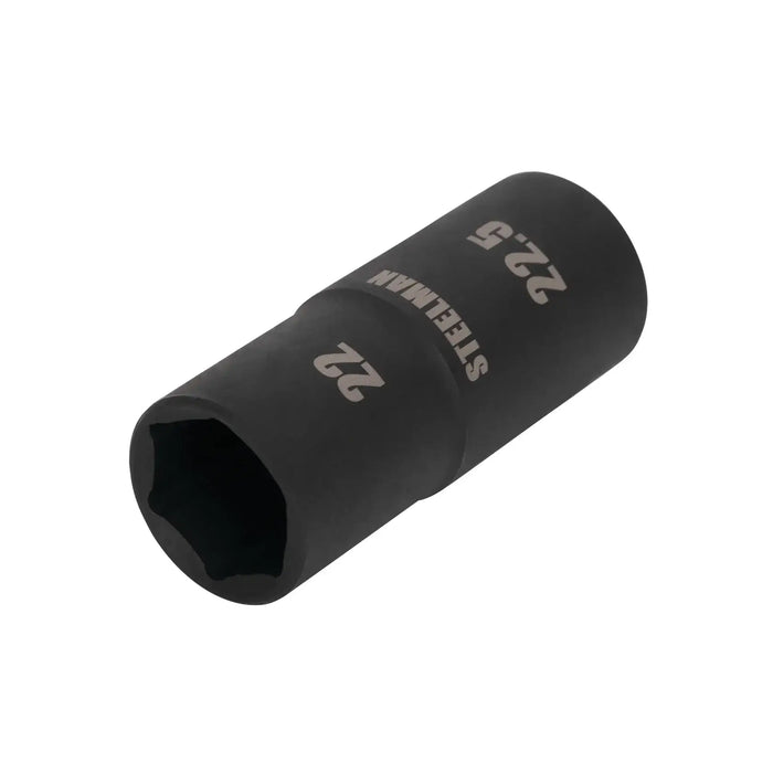 Dado de impacto de 1/2" de profundidad, 22 mm x 22,5 mm, pared delgada