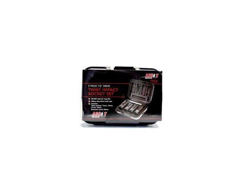 5 Piece Drive Twist Socket Set