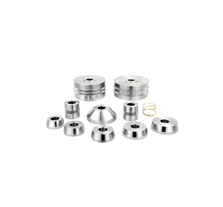 Complete Adapter Set for Passenger car (Hubless flat rotors) Ammco, Hunter, Bosch, Accuturn