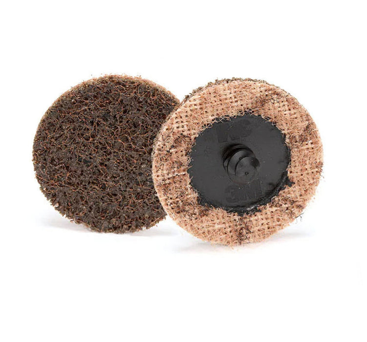 Scotch Brite™ Roloc™  07480 Surface Conditioning Disc   Brown   2 in   Coarse   TR   25 per box