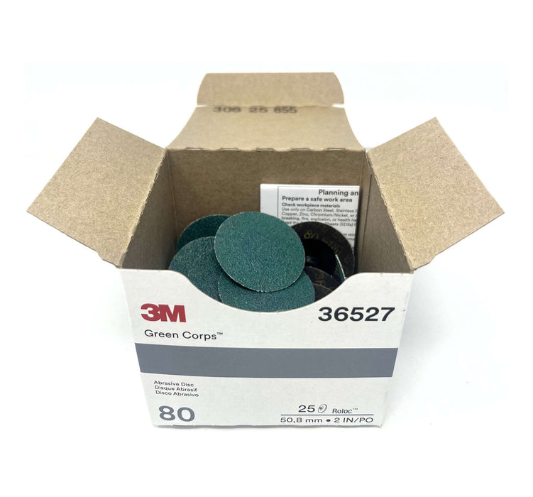 2" Green Corp Roloc Disc 80 Grit 25PK