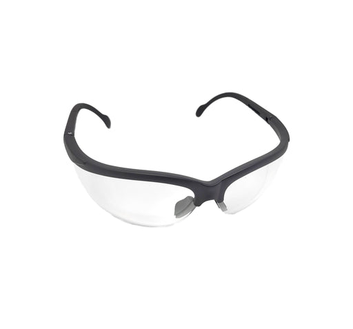 Safety Glasses Glass Frame, Black Frame Anti Fog.