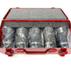 5 Piece 1” DR. Combination Budd Wheel Impact Socket Set