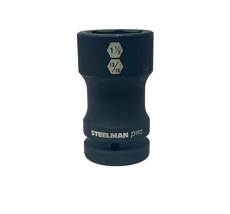 1” Dr. Budd Hex and Square Impact Socket 1 1/2 in X 13/16 in.