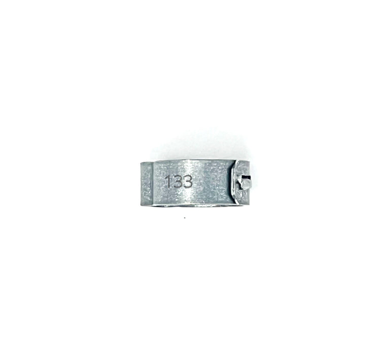 Vibration Resistant Single Pinch Zinc Plated Clamps
