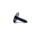 Black Nylon Shield Retainers   1/4" Hole 1" Head 1 1/16" Stem (Pack of 25)