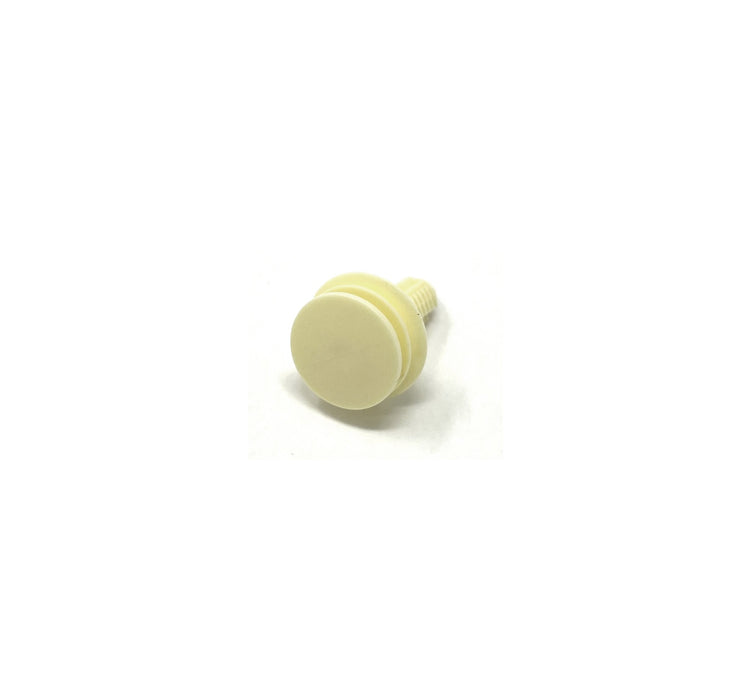 White Nylon Door Panel Ret   7mm Hole Size 24mm Stem Length (Pack of 25)