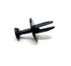 Black Nylon Front Fender Mud Skirt & Fender Liner Push Type Retainer Head Dia: 11/16", Stem Length: 9/16",Fits Into 1/4" Hole,