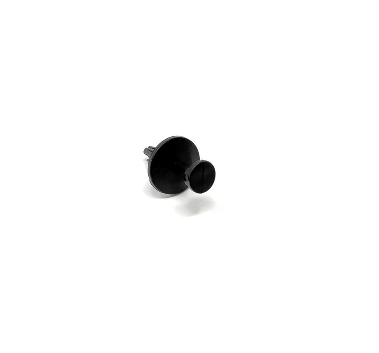Black Nylon Front Fender Mud Skirt & Fender Liner Push Type Retainer Head Dia: 11/16", Stem Length: 9/16",Fits Into 1/4" Hole,