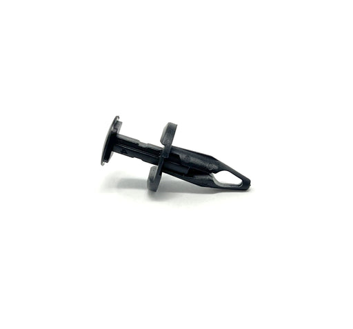 Black Nylon Wheel Opening Molding Push Type Retainer  Head Diameter 19/32", Stem Length 3/4", Fits Into 1/4" Hole GM #21077123 (25 pack)