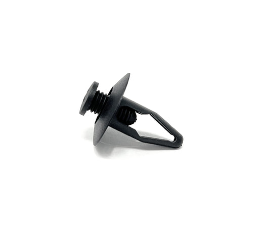 Black Nylon Inner Fender Shield Blind Rivet, Head Diameter 20mm, Stem Length 18mm, Fits Into 8mm Hole (Pack of 25)