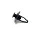 Black Nylon Inner Fender Shield Blind Rivet, Head Diameter 20mm, Stem Length 18mm, Fits Into 8mm Hole (Pack of 25)