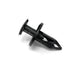 Black Nylon Push Type Retainer Head Diameter 20mm, Stem Length 20mm, Fits Into 8mm Hole (Pack of 25)