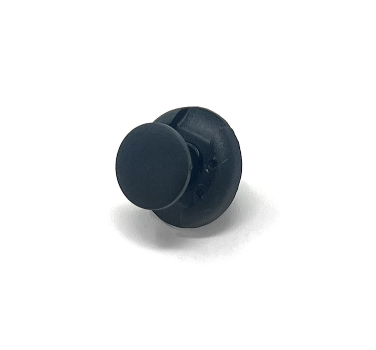Black Nylon Front Bumper Push Type Retainer Head Diameter 20mm, Stem Length 13mm, Fits Into 10mm Hole (Pack of 25)