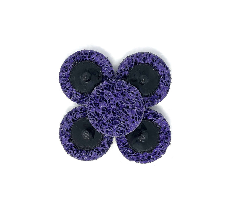 2” Purple Strip Away Disc twist to lock style 5PK