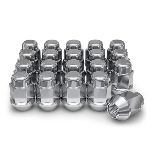 Bulge Acorn Lug Nut Chrome 1/2" 20