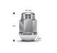 Bulge Acorn Lug Nut Chrome 1/2" 20