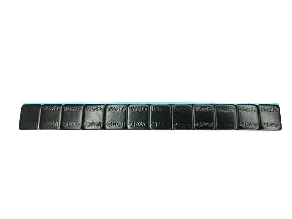 1/4 oz Black Steel Adhesive Wheel Weight Low Profile
