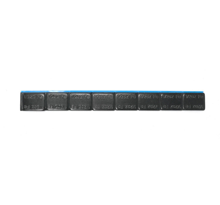 1/2 oz Black Steel Adhesive Wheel Weight Low Profile